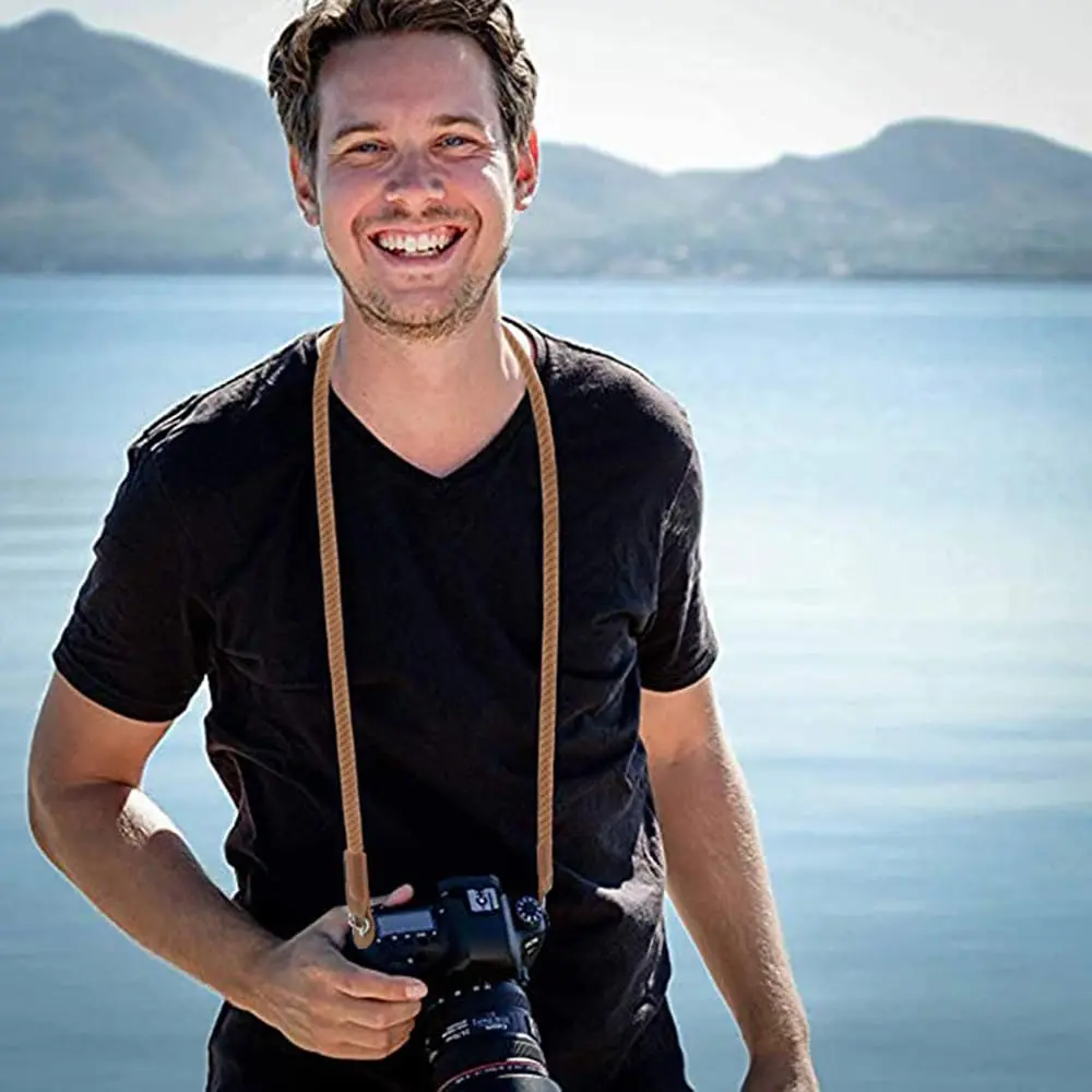 Eorefo Camera Strap Vintage 100cm | Durable Rope Neck & Shoulder Belt for DSLR & Mirrorless Cameras - view 6