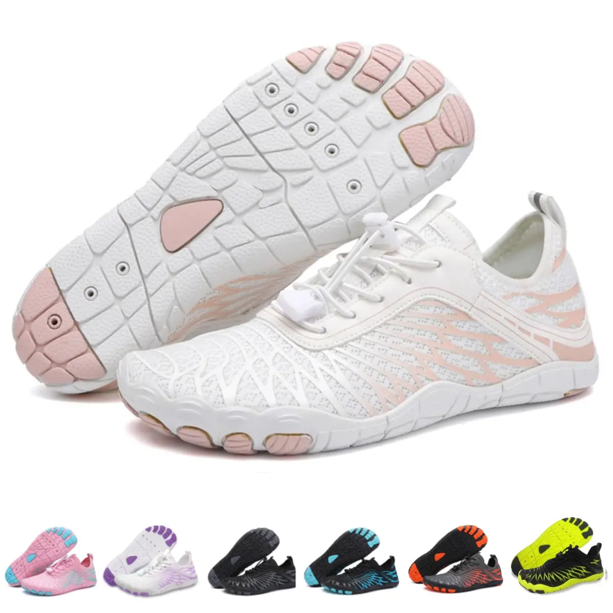 V OPXIN Barefoot Shoes for Women & Men, Wide Toe Box, Breathable Water Shoes | 23cm (9-9.5 Women/7-7.5 Men) - main product image