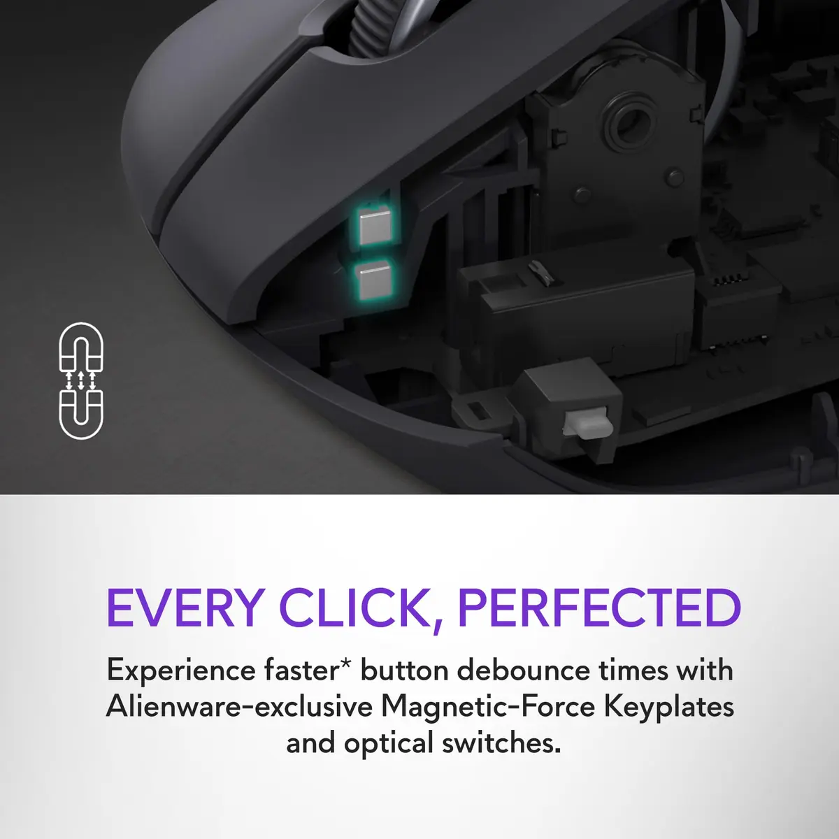 Alienware Pro Wireless Gaming Mouse 26,000 DPI | 6 Buttons, Dark Side of the Moon - view 4