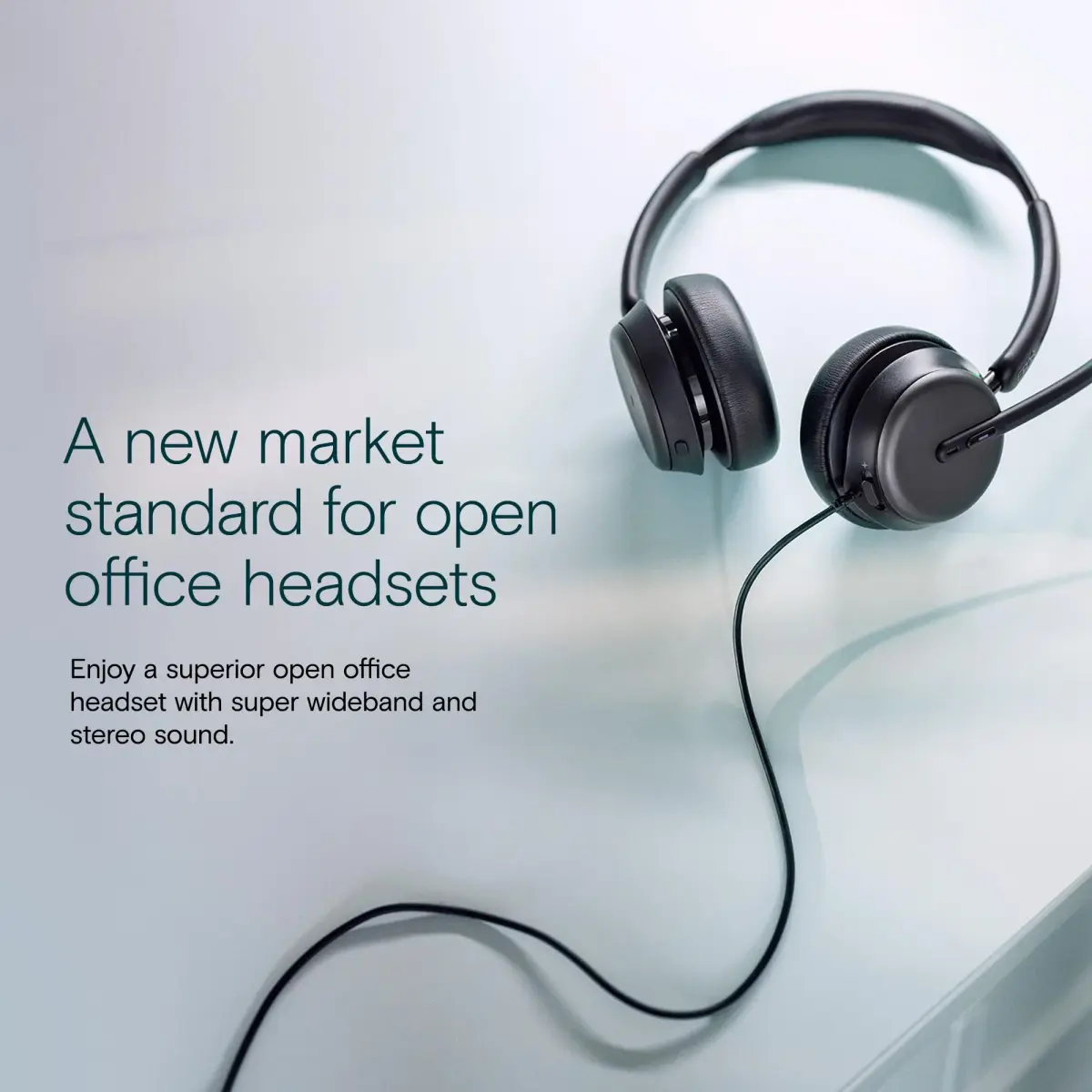 EPOS Impact 860 ANC Wired USB-C Headset with Noise Cancellation | 160g Lightweight, Comfortable Fit for Office Work - view 7