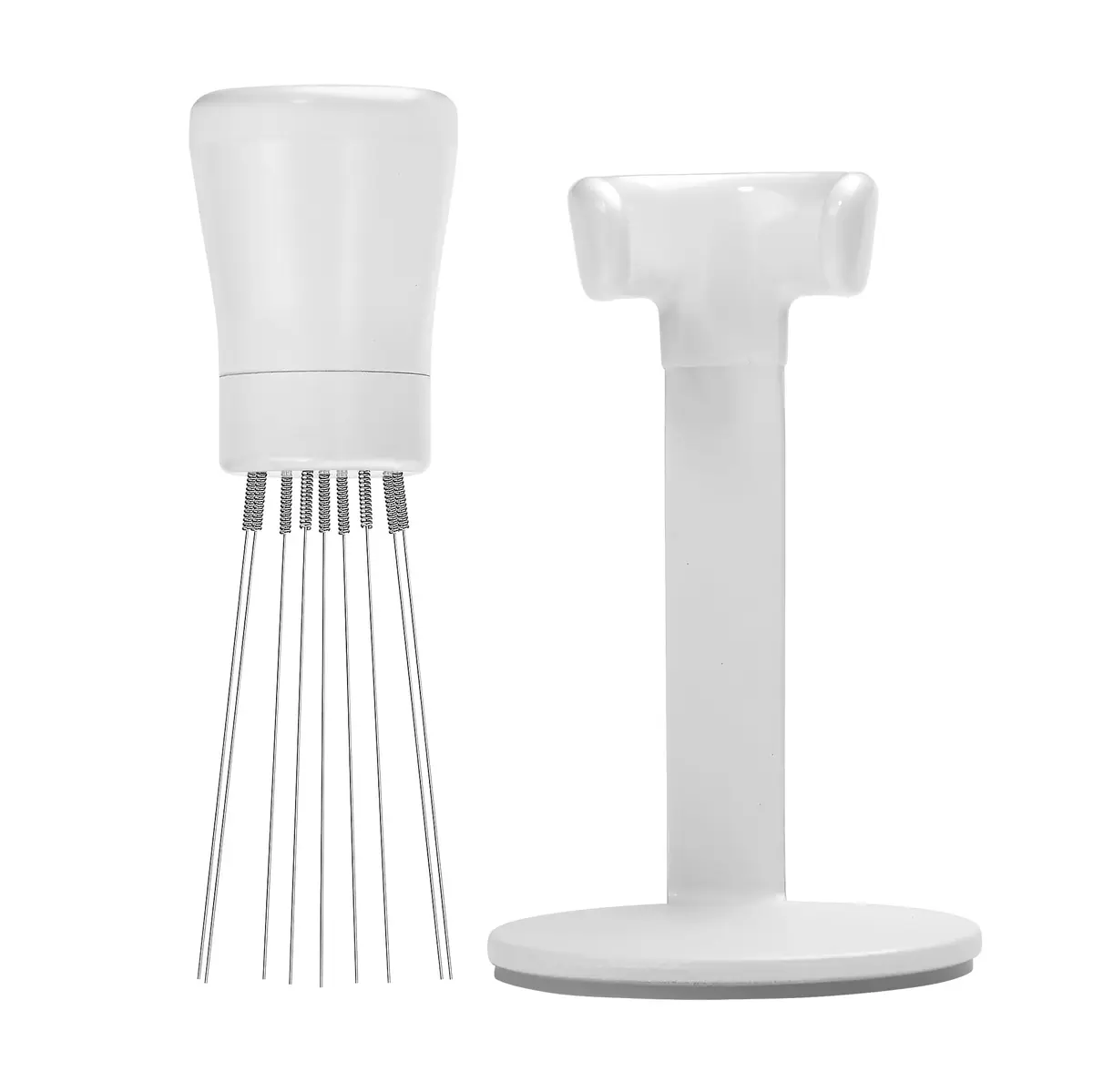 Normcore WDT Tool V2.1 with Stand - 0.23mm 9 Prong Espresso Distribution Tool | Magnetic Coffee Stirrer with 16 Extra Needles - view 5
