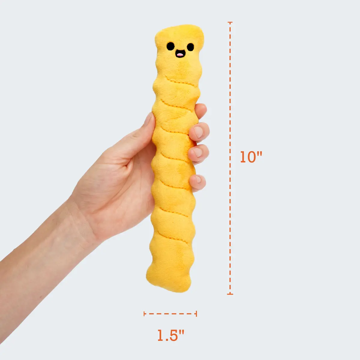 WHAT DO YOU MEME? Emotional Support Crinkle Fries Plush Toy 25cm (10 inches) | Fun & Stress-Relief Toy - view 5
