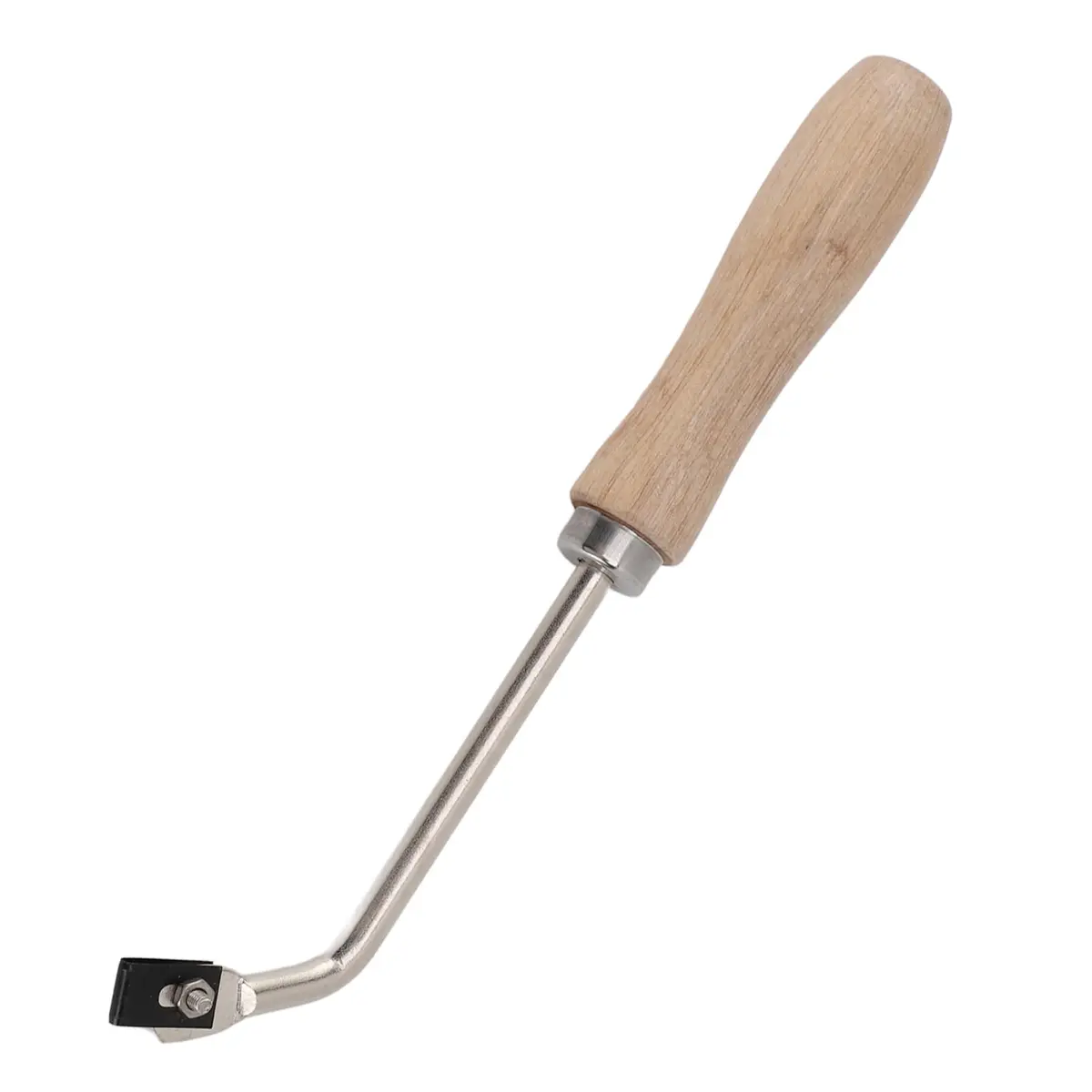 BTSEURY PVC Plastic Floor Slotting Knife Groover Beech Wood Handle with 3 Blades | For PVC Floor Grooving - main product image