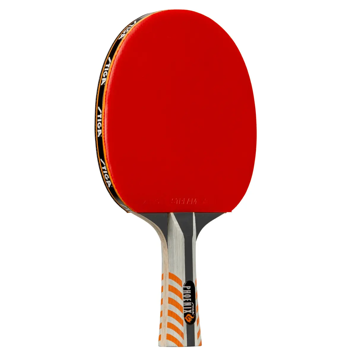 STIGA Phoenix Ping Pong Paddle - 5-Ply Ultra-Light Balsa Blade - 2mm ITTF-Approved Rubber - Flared Handle - Competitive Table Tennis Racket (Red, One Size) - main product image