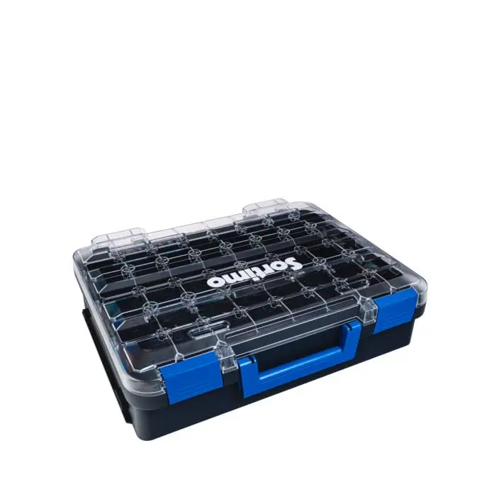 Sortimo T-BOXX 330 Empty Sorting Box 35.8cm x 44.4cm x 11.5cm | Transparent Lid for Small Parts - view 5