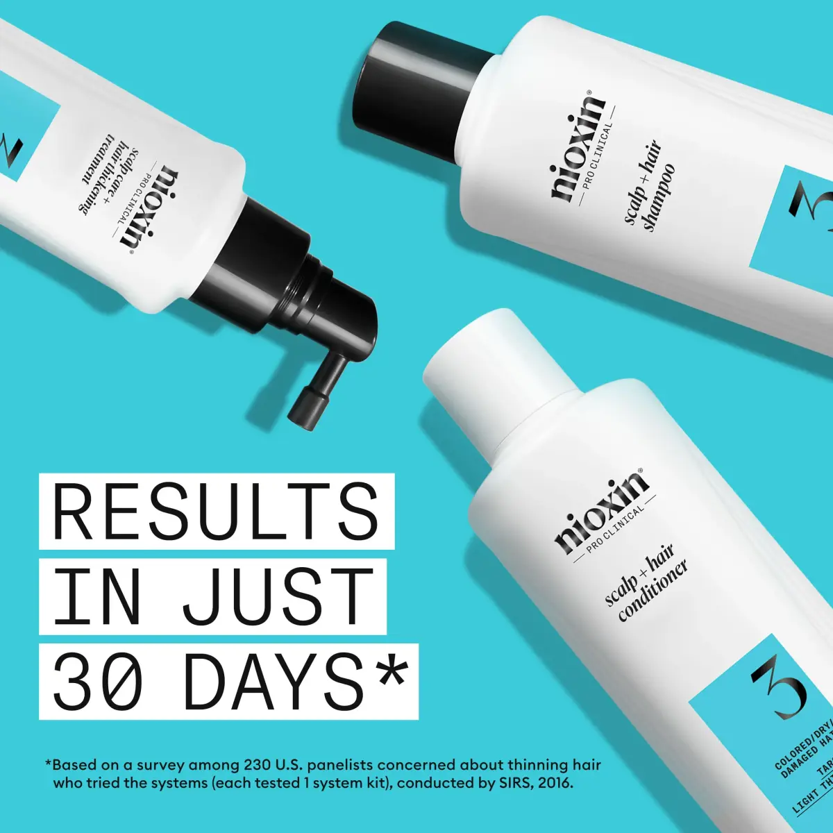 NIOXIN System Kit 3 for Colored Hair & Light Thinning | 23.6 oz (697 ml) | Clinically Tested Thickening & Strengthening - view 4