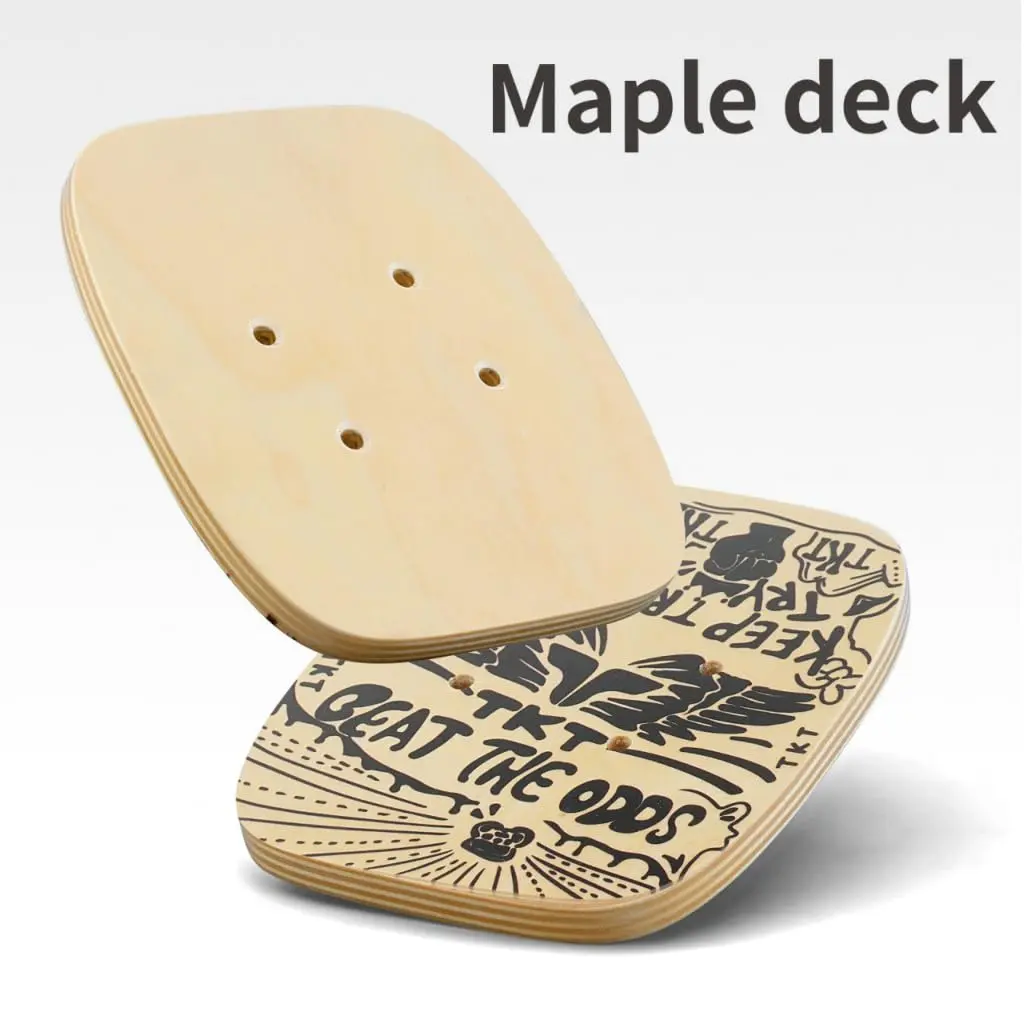 TKT FreeSkates - Metal Split Wheel Skateboard 138mm x 168mm | High Resilience Free Drift Board for Beginners - view 6