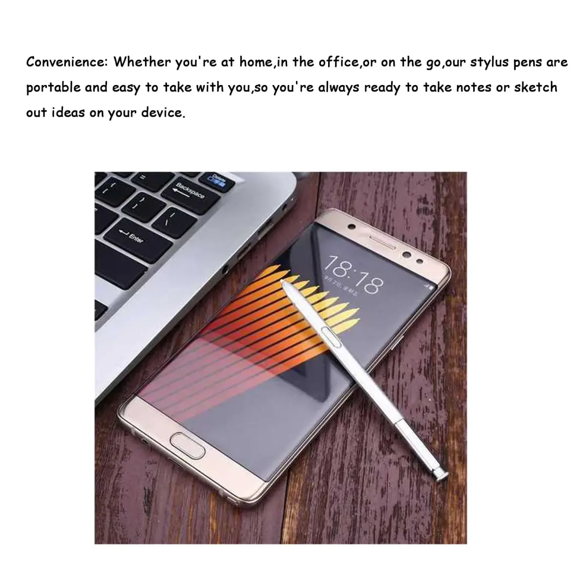 LiXiongBao Replacement S Pen for Samsung Galaxy Note 8 Stylus Pen (Silvery) | Compatible with SM-N950U N950U1 N950F N950W N950FD - view 3