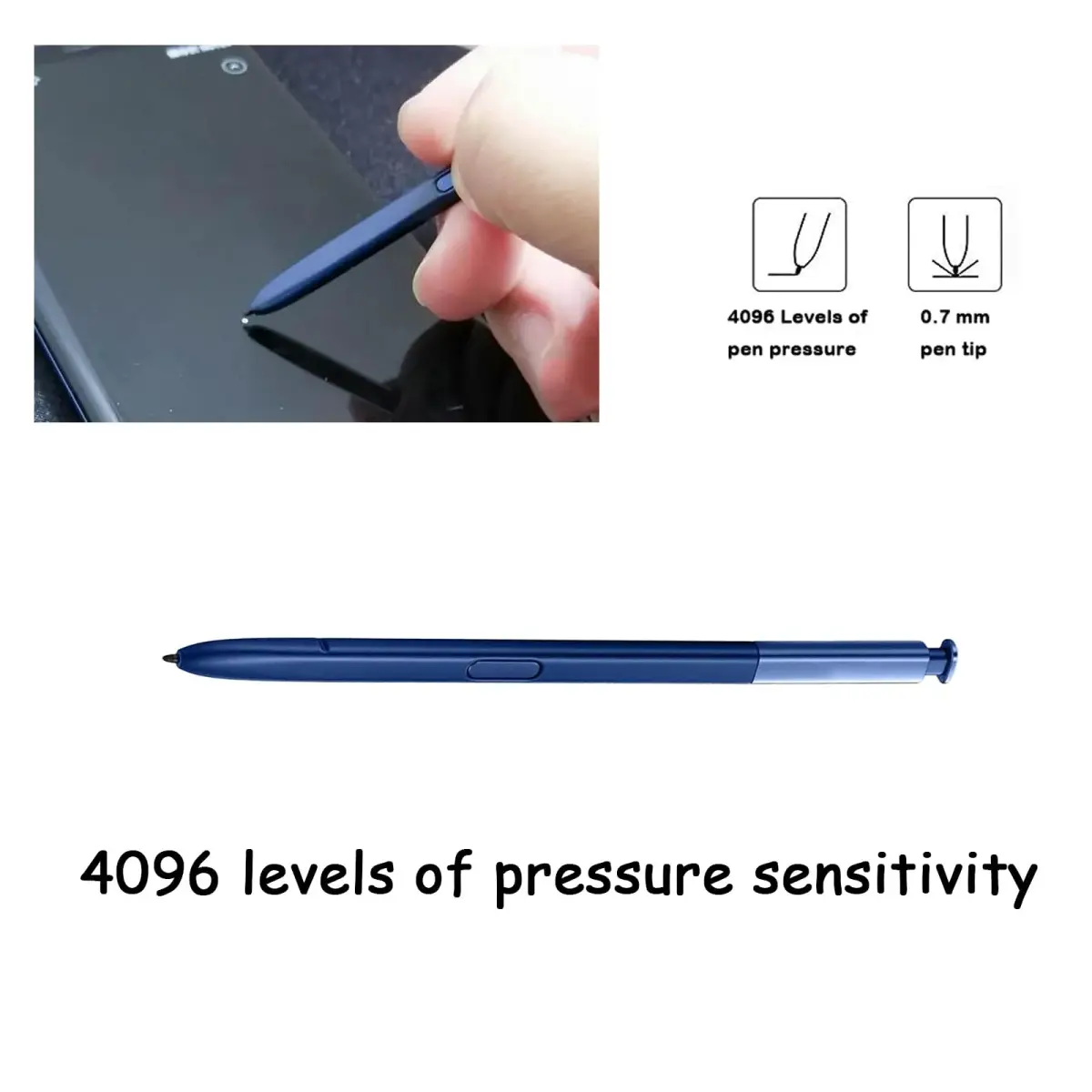 LiXiongBao Blue S Pen Replacement for Samsung Galaxy Note 8 Stylus Pen | Compatible with Note 8 Models - view 2