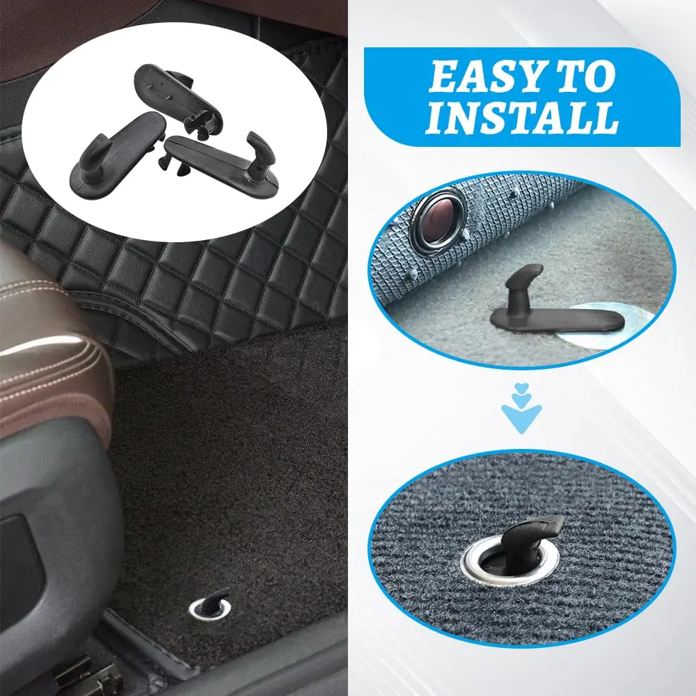 Kutyun Car Floor Mat Clips 4PCS | Secure Fixing for Toyota & Lexus Vehicles - view 5