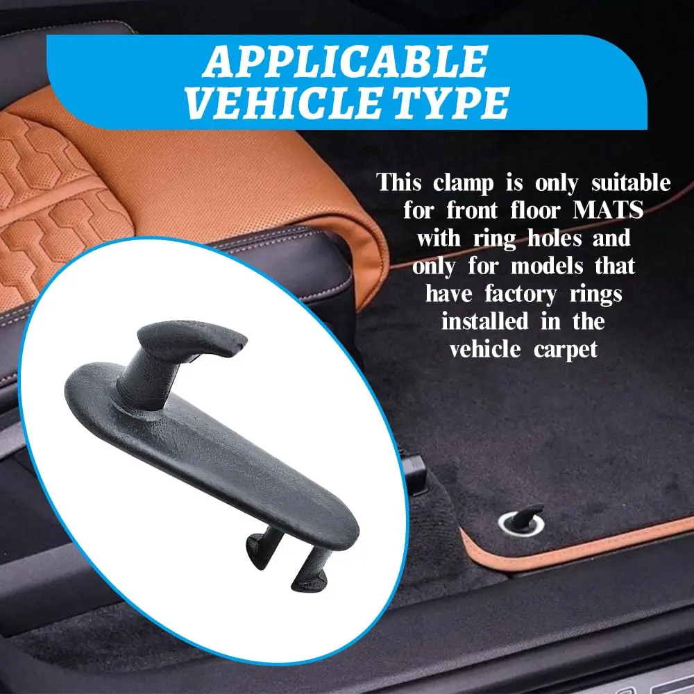 Kutyun Car Floor Mat Clips 4PCS | Secure Fixing for Toyota & Lexus Vehicles - view 6