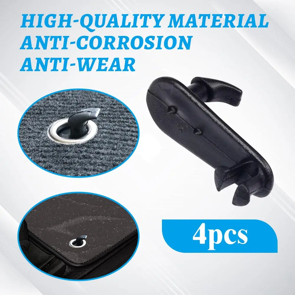 Kutyun Car Floor Mat Clips 4PCS | Secure Fixing for Toyota & Lexus Vehicles - view 7