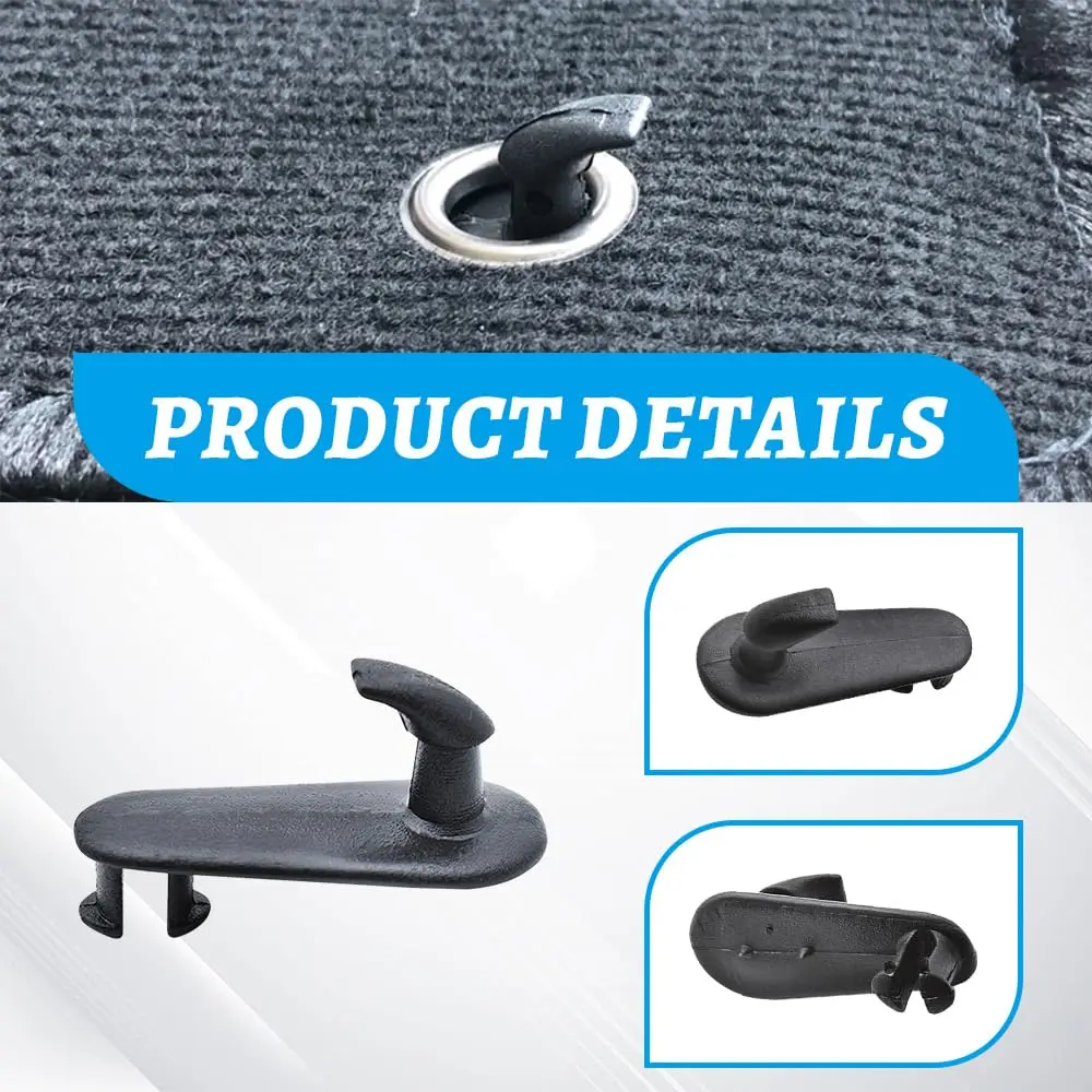 Kutyun Car Floor Mat Clips 4PCS | Secure Fixing for Toyota & Lexus Vehicles - view 3