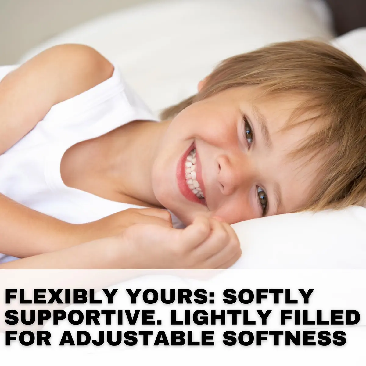 DaDa Bedding 20x28 Pillow Insert | Medium Firm, Premium Polyester, Support for Side & Back Sleepers - view 3