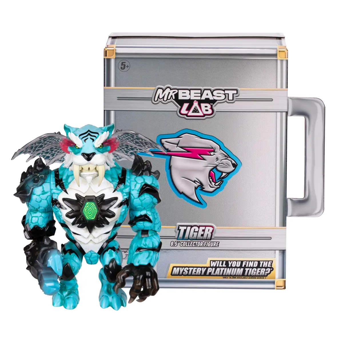 MRBEAST LAB Apex Beast Tiger Collector Figure 15.8cm (6.25-Inch) | ASTM-Tested Toy Figure for Kids 3-12 - main product image