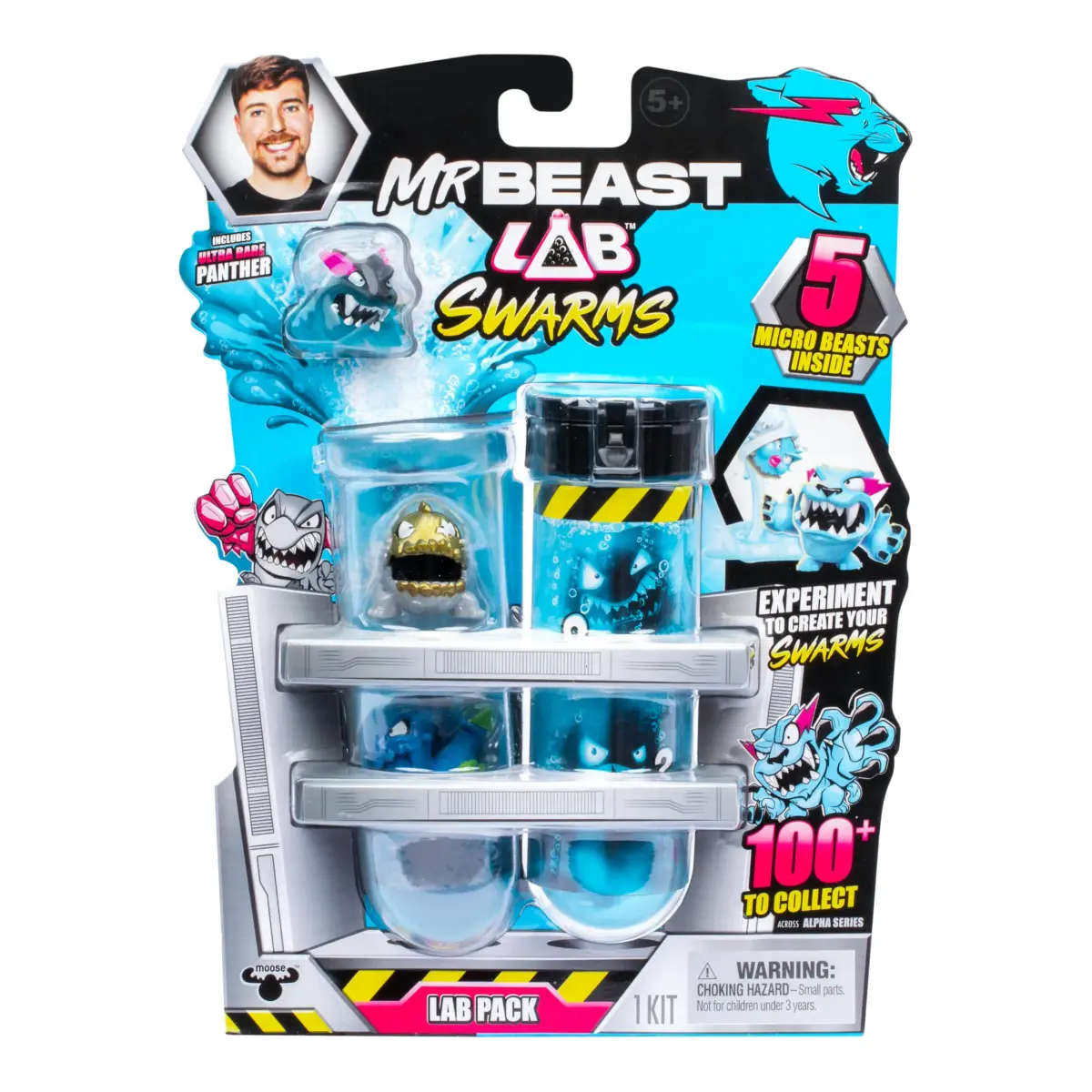 MRBEAST LAB Swarms Lab Pack 5 PK 1" Collectible Characters | Educational Toy Figure for Kids 3-6 - main product image