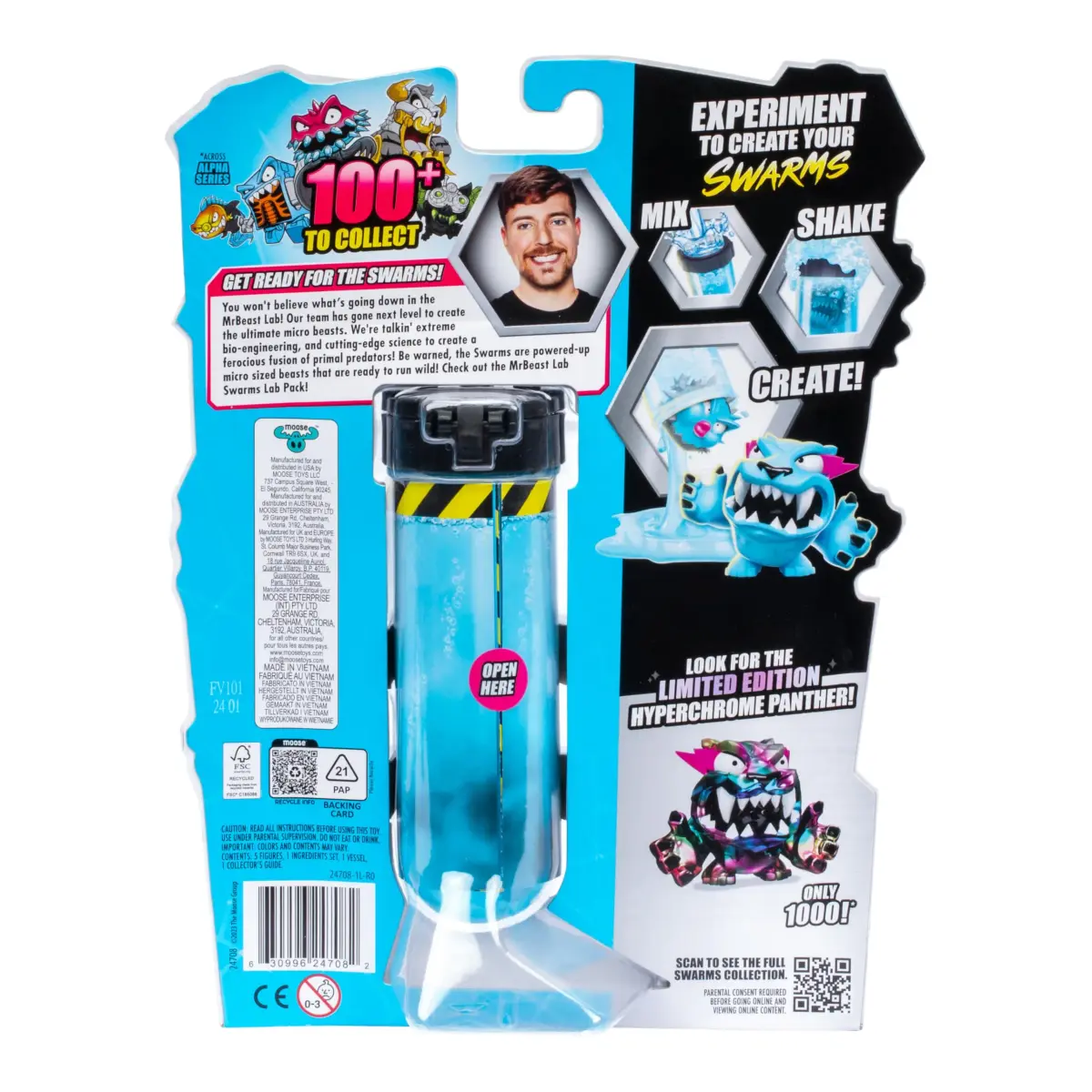 MRBEAST LAB Swarms Lab Pack 5 PK 1" Collectible Characters | Educational Toy Figure for Kids 3-6 - view 5
