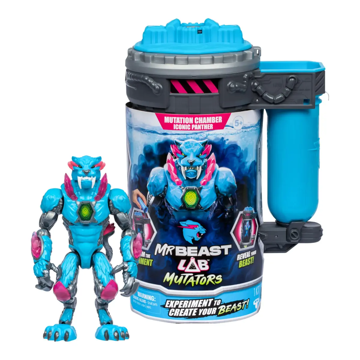 MRBEAST LAB Mutators Iconic Panther Action Figure 13cm (5.5 inches) | ASTM-Tested Toy for Kids 3+ - main product image
