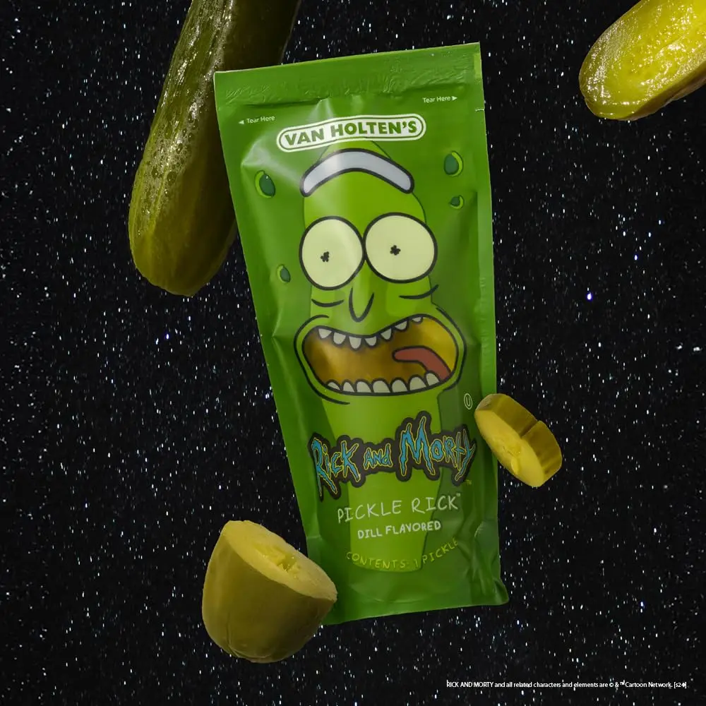 Van Holten's Pickles Pickle Rick Pouch 12 Pack | Gluten-Free, Kosher, Low Carb, Homegrown in Wisconsin - view 5