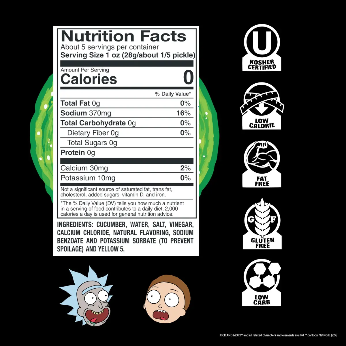 Van Holten's Pickles Pickle Rick Pouch 12 Pack | Gluten-Free, Kosher, Low Carb, Homegrown in Wisconsin - view 6