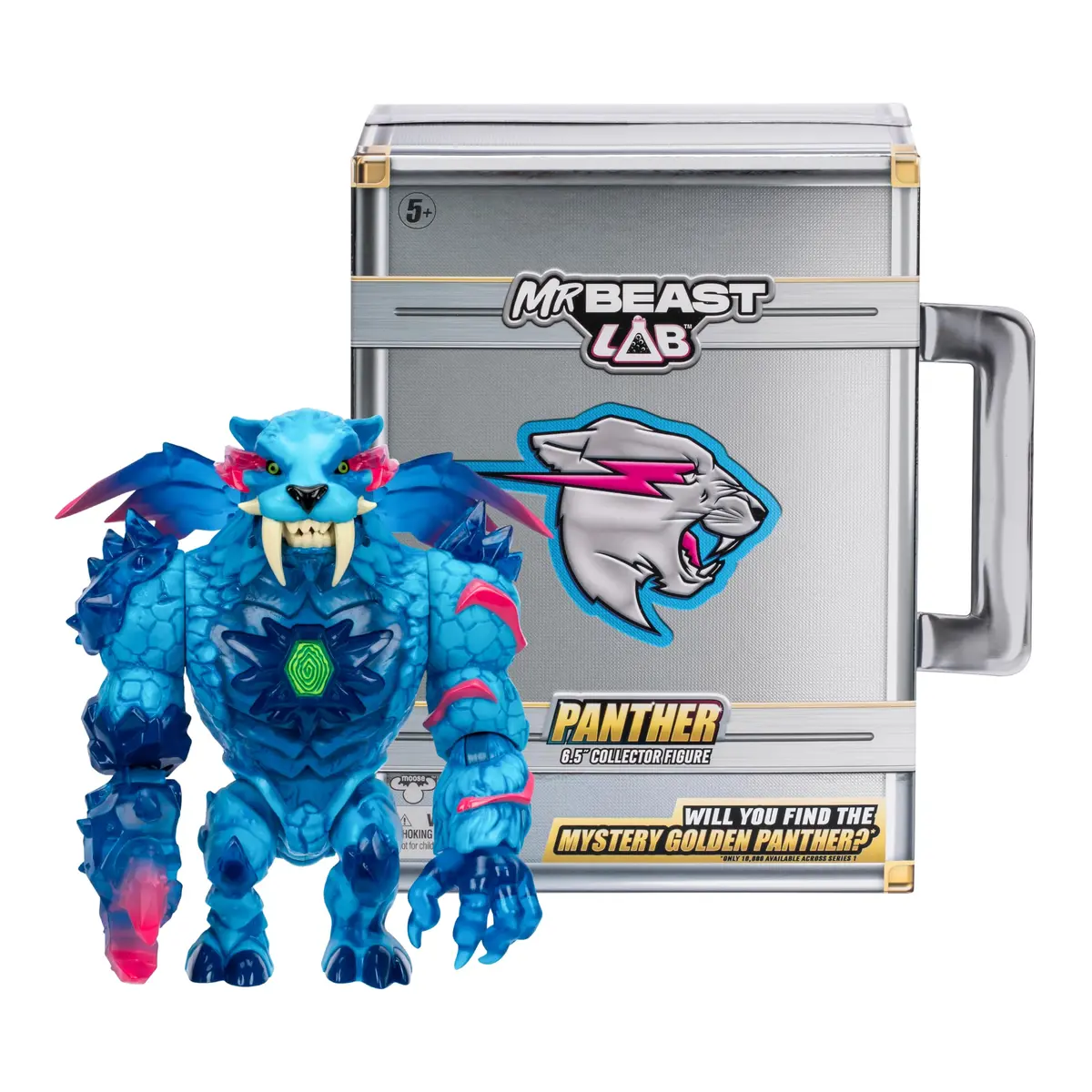 MRBEAST LAB Apex Beast Panther Collector Figure 15.8cm (6.25") | ASTM-Tested Toy Figure for Kids 3-12 - main product image