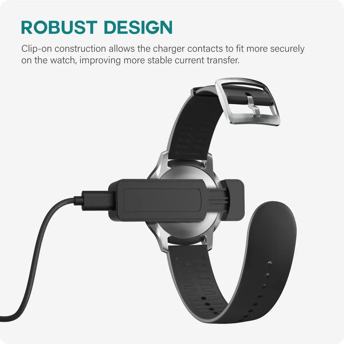 TUSITA Charger Cable Compatible with Withings Scanwatch 2 | 1M Fast Charging - view 5