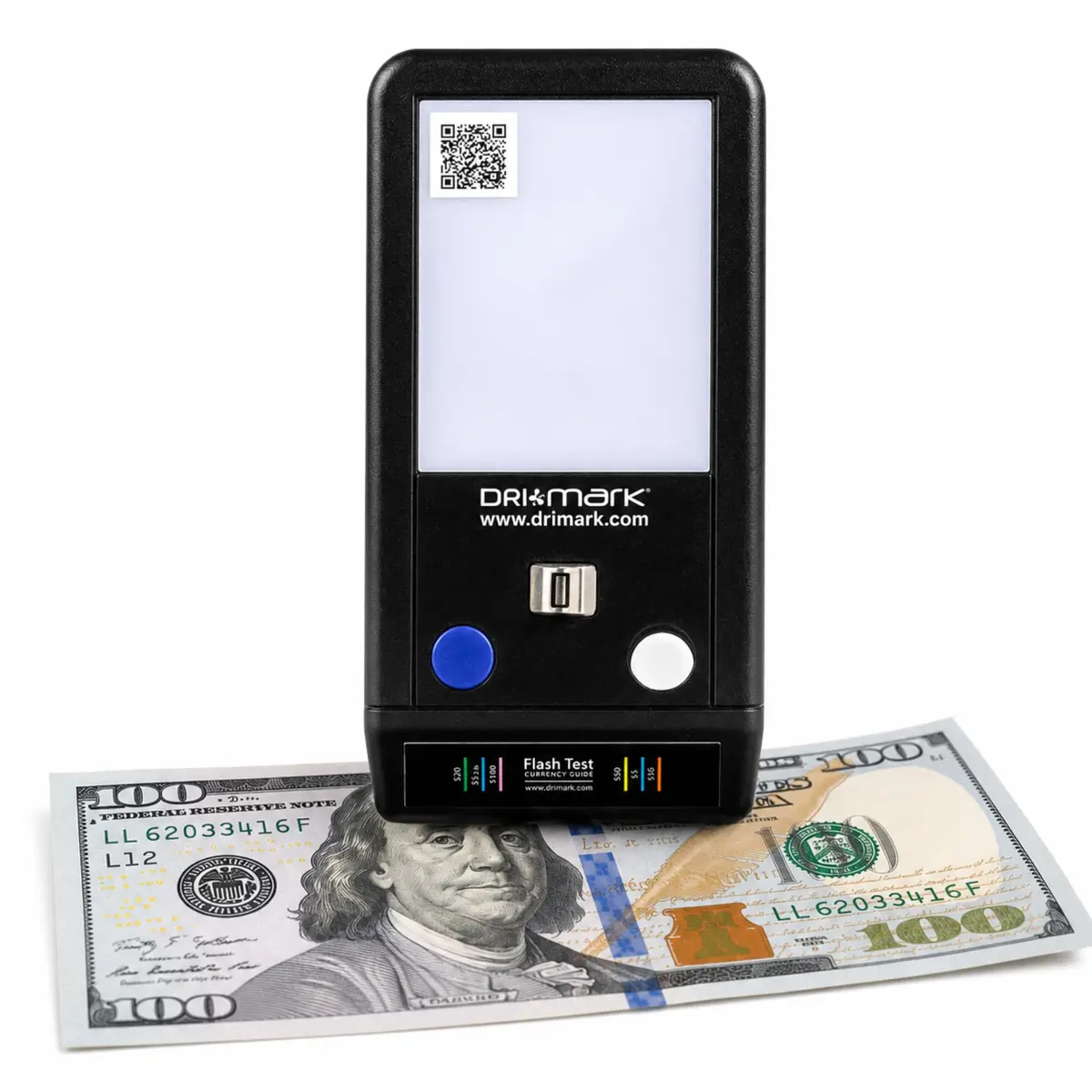 Dri Mark Counterfeit Bill Detector 2 Pack | Fast Watermark, Ink & UV Tests for Retail (100-120c) - view 2