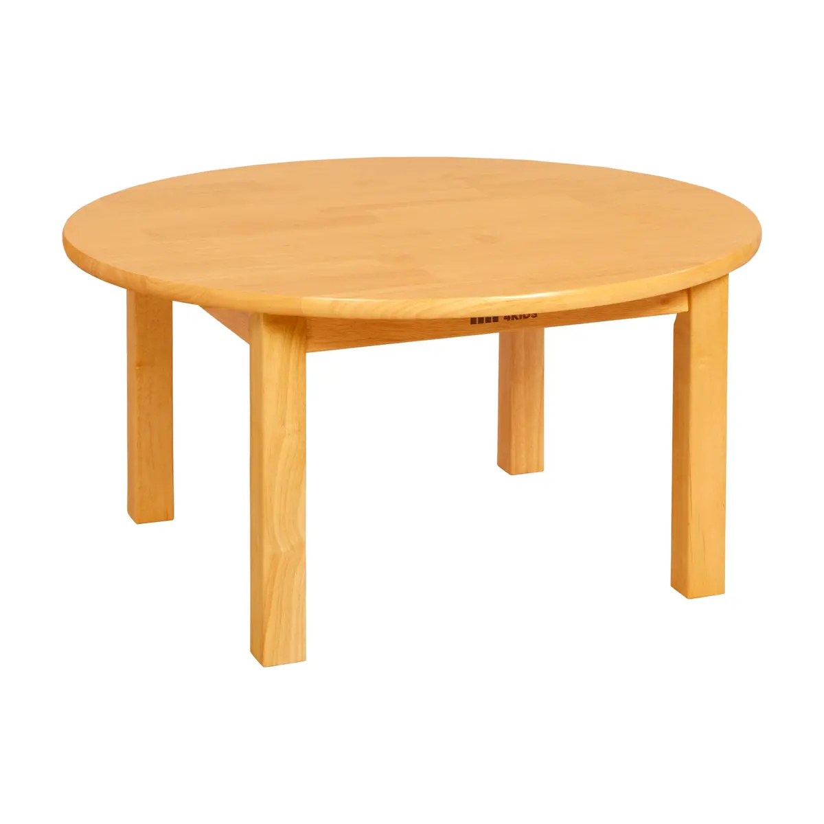 ECR4Kids 30in D Round Hardwood Table with 14in Legs | Kid-Sized Classroom Furniture - main product image