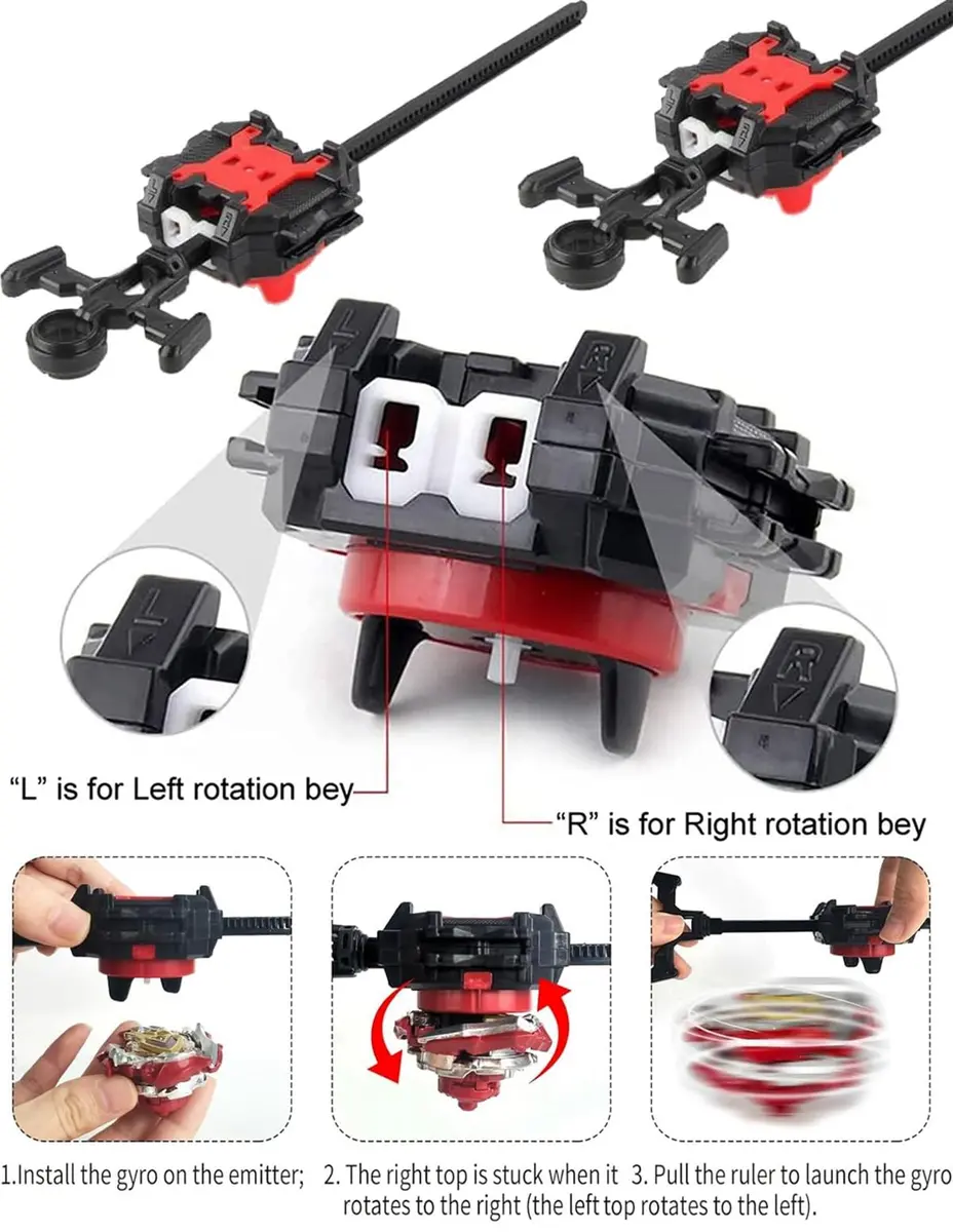 Absdcom Geist Fafnir Battling Tops with Launcher | 1 Pack - view 6
