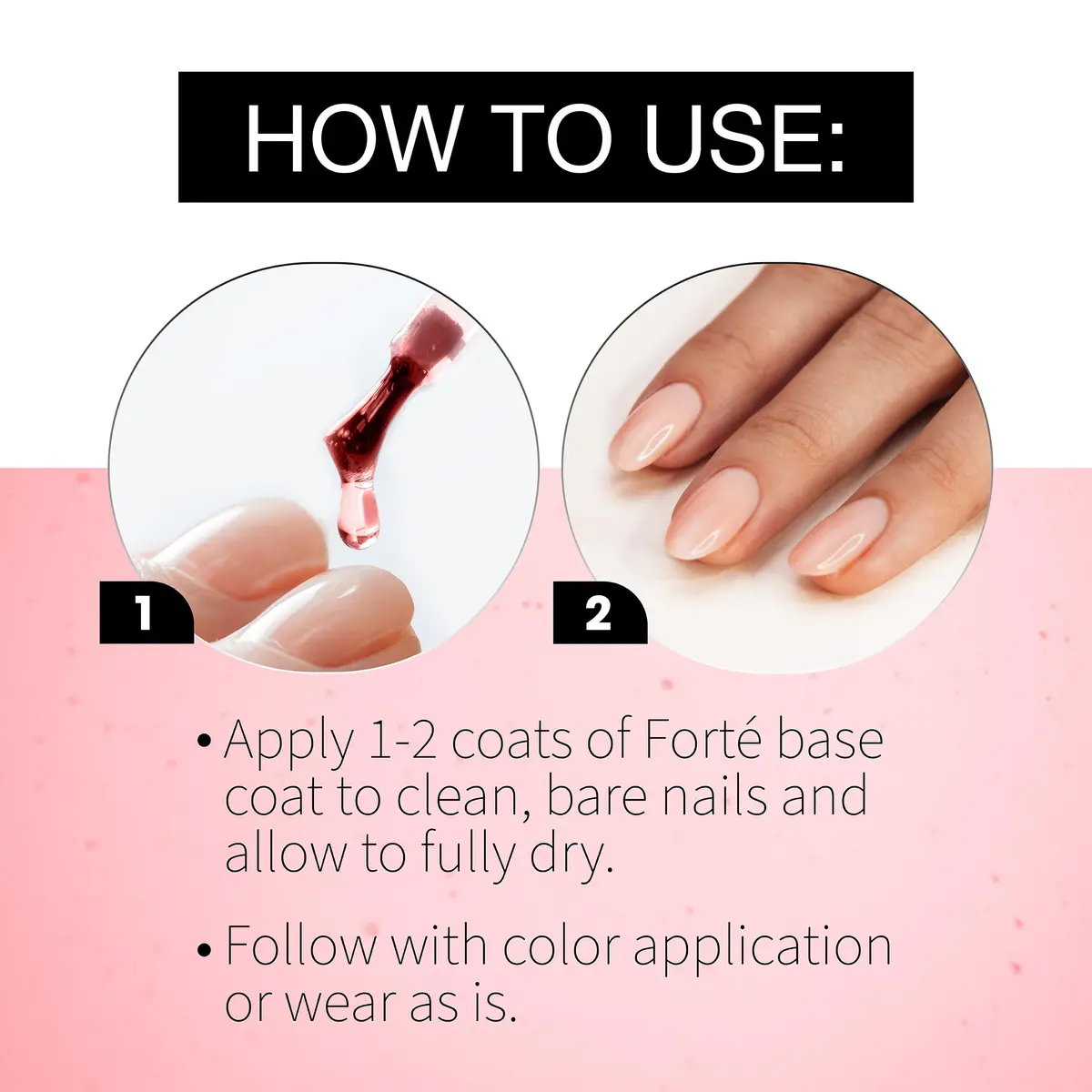 Seche Forte Strengthening Treatment Base Coat with Biotin & Bamboo 15ml (0.5 fl oz) | Professional Nail Reinforcement - view 5