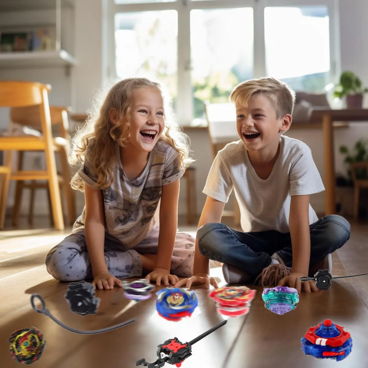 Absdcom Venom Diabolos B-145 Battling Tops Starter Set with Launcher | Educational Toy for Kids 6+ - view 2