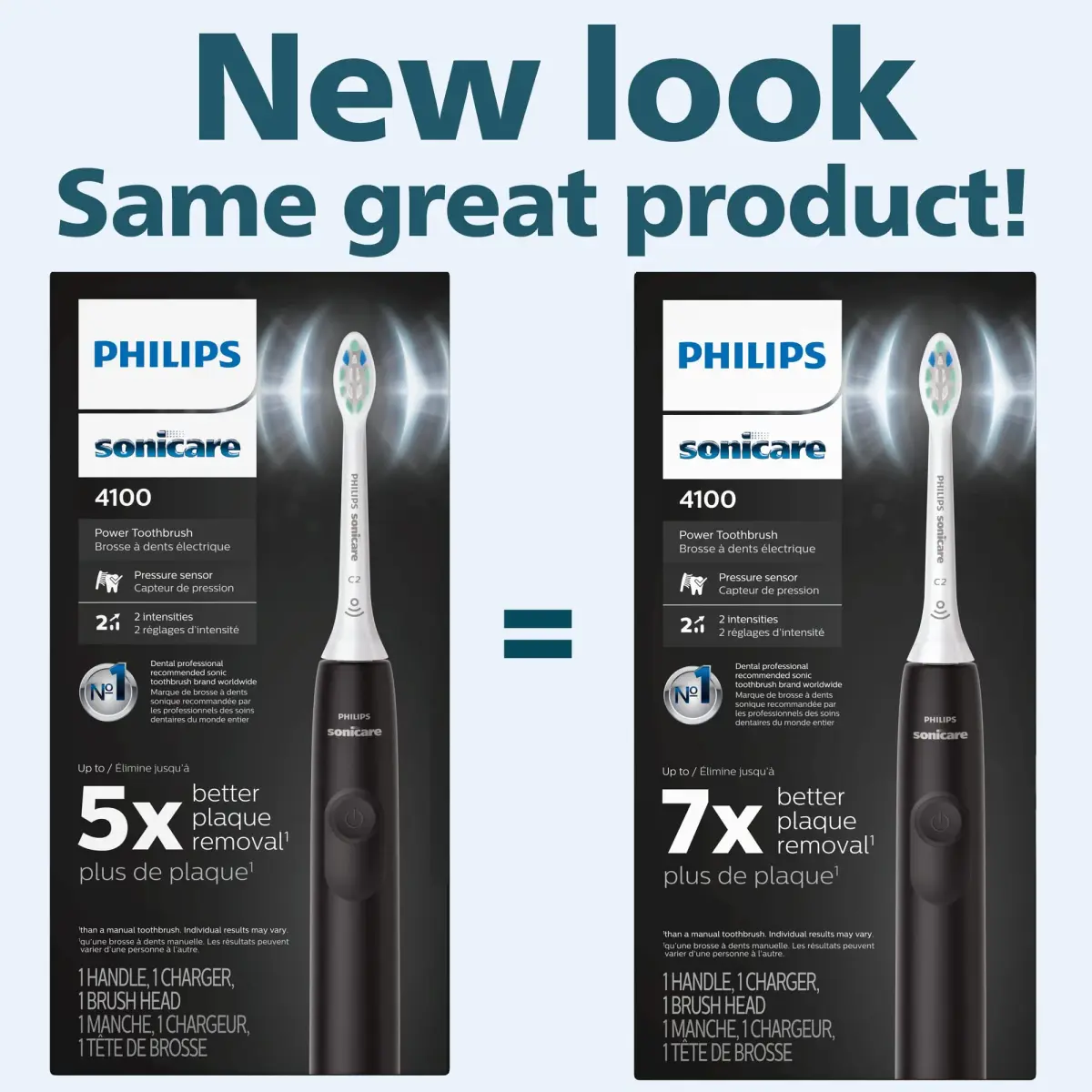 Philips Sonicare Cordless Power Flosser 3000 & 4100 Power Toothbrush Combo - Black | Healthier Gums & Cleaner Teeth - view 4