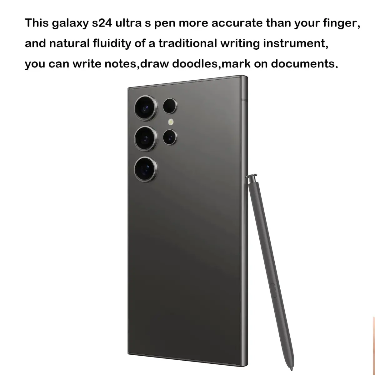 Alovexiong S24 Ultra S Pen Replacement Stylus for Samsung Galaxy S24 Ultra, Dark Gray | Precision Input Pen - view 6