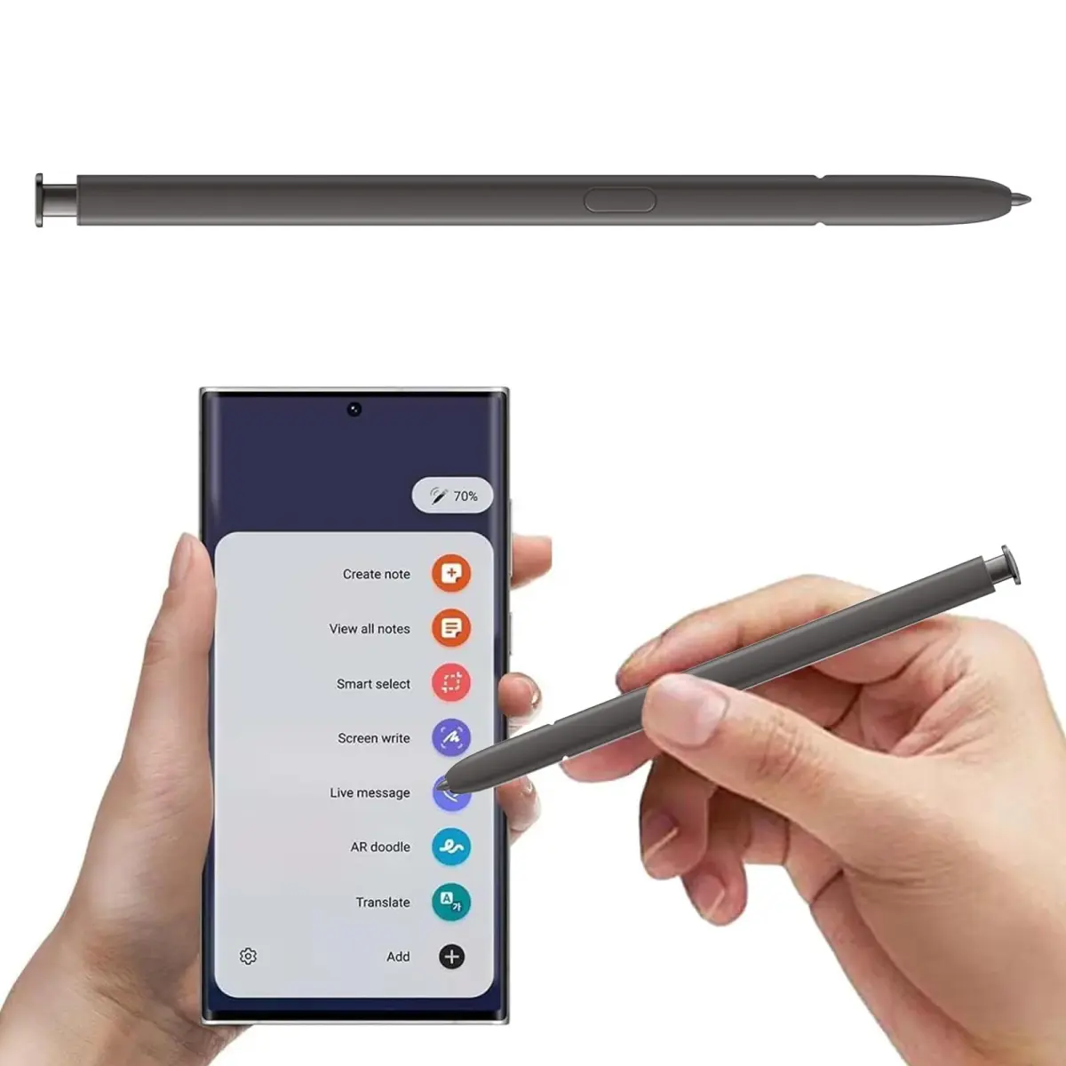 Dakexiong S24 Ultra S Pen for Samsung Galaxy S24 Ultra Stylus Pen Replacement (Dark Gray) - view 5