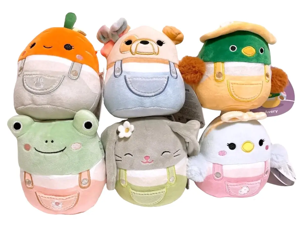 Squishmallows 2024 Easter Squad Assorted A Set of 6 Plush Dolls | Mini 5" Assorted Characters - main product image