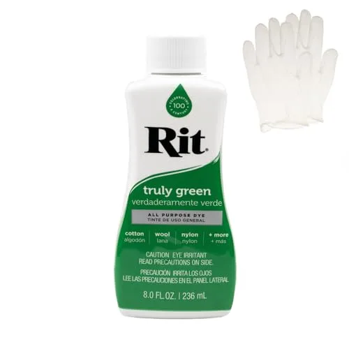 Craft County Truly Green Liquid Fabric Dye 8 oz | Eco-Friendly Dye for Homemakers - main product image