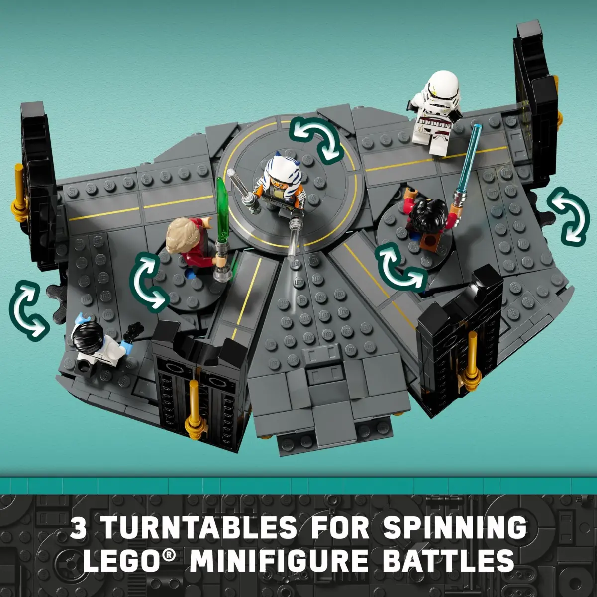 LEGO Star Wars Ahsoka Tano’s Duel on Peridea Building Toy 382 Pieces | ASTM-Tested Educational Toy for Kids 8+ - view 3