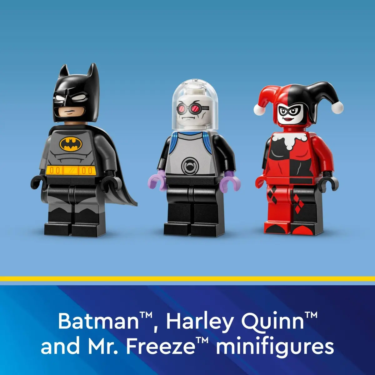 LEGO DC Batman: Batman with The Batmobile vs. Harley Quinn & Mr. Freeze Building Toy 435 Pieces | ASTM-Tested Educational Toy - view 6