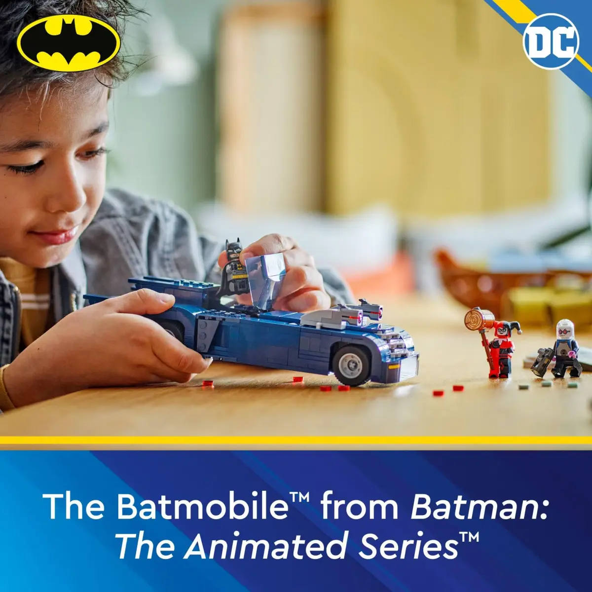 LEGO DC Batman: Batman with The Batmobile vs. Harley Quinn & Mr. Freeze Building Toy 435 Pieces | ASTM-Tested Educational Toy - view 2