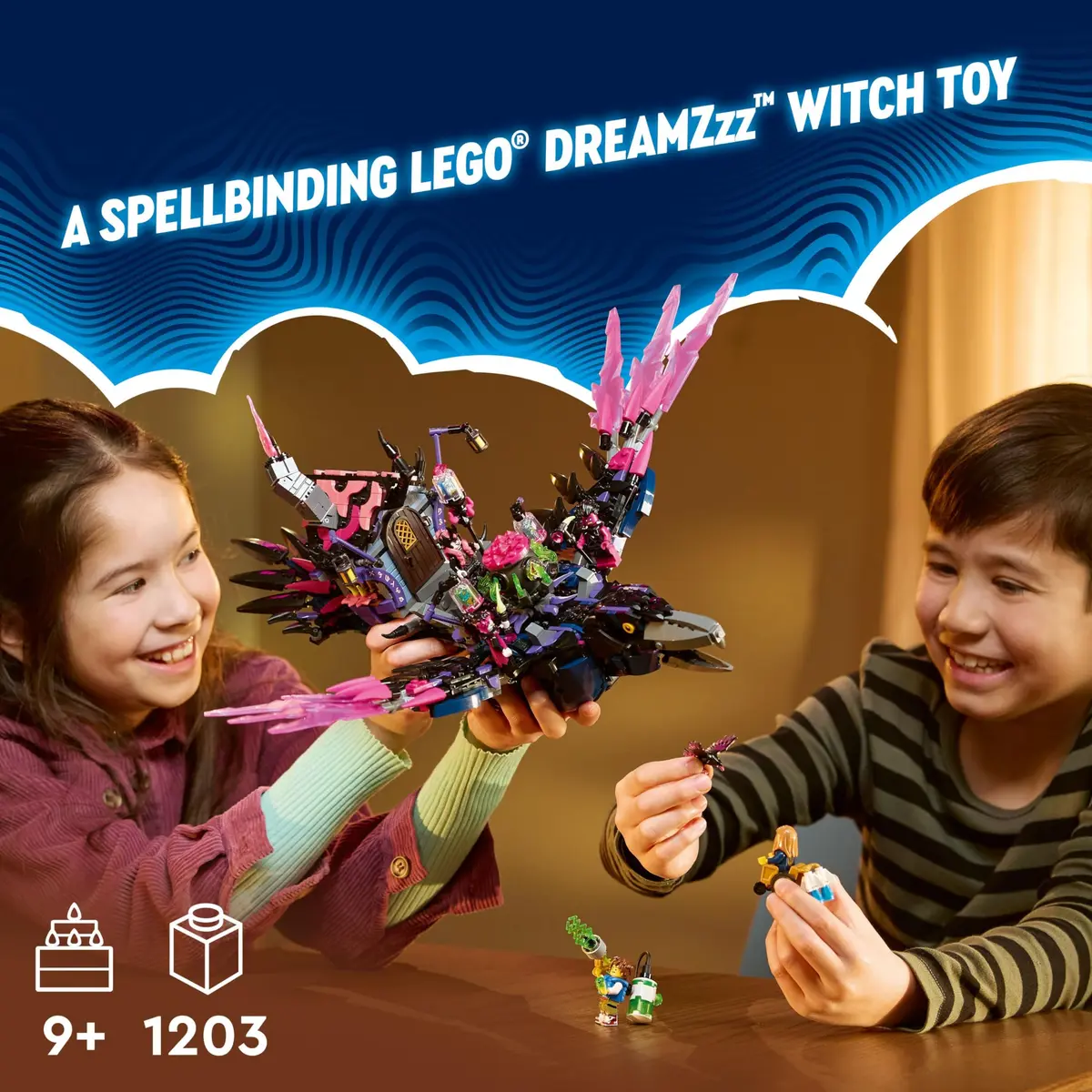 LEGO DREAMZzz The Never Witch’s Midnight Raven Building Set 1203 Pieces | ASTM-Tested Educational Toy for Ages 9+ - view 2