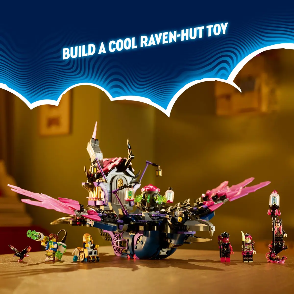 LEGO DREAMZzz The Never Witch’s Midnight Raven Building Set 1203 Pieces | ASTM-Tested Educational Toy for Ages 9+ - view 4