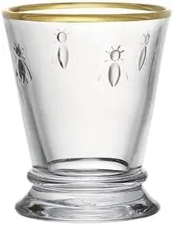 La Rochère Gold Rimmed Napoleon Bee Tumbler Set of 4 – 295ml (10 oz) | French Elegance for Your Table - view 2