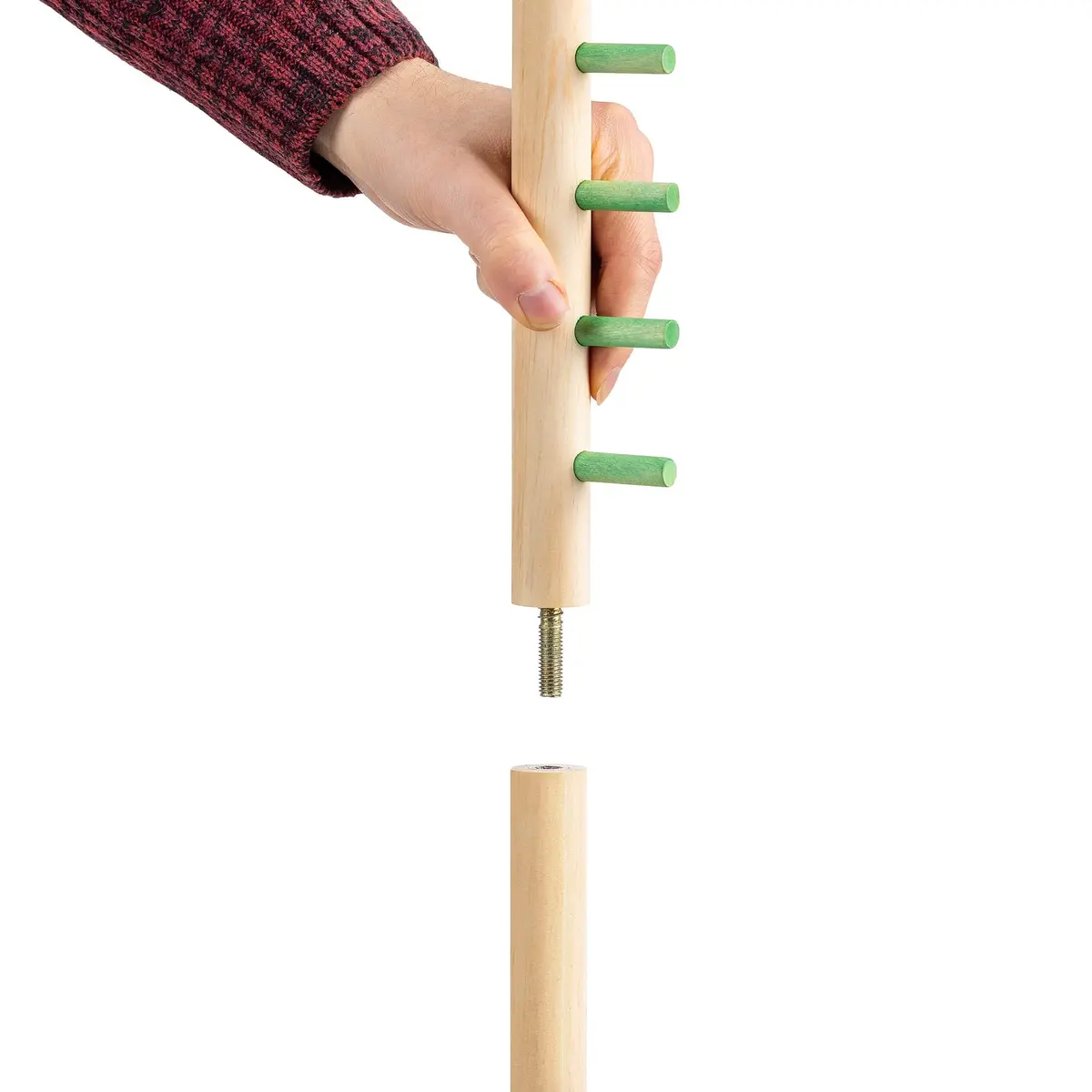 Grasshopper Games Limbo Classic Game, Wooden Set, Test Flexibility & Balance, Outdoor & Indoor Play, Travel Bag, Family Age 3+ - view 5