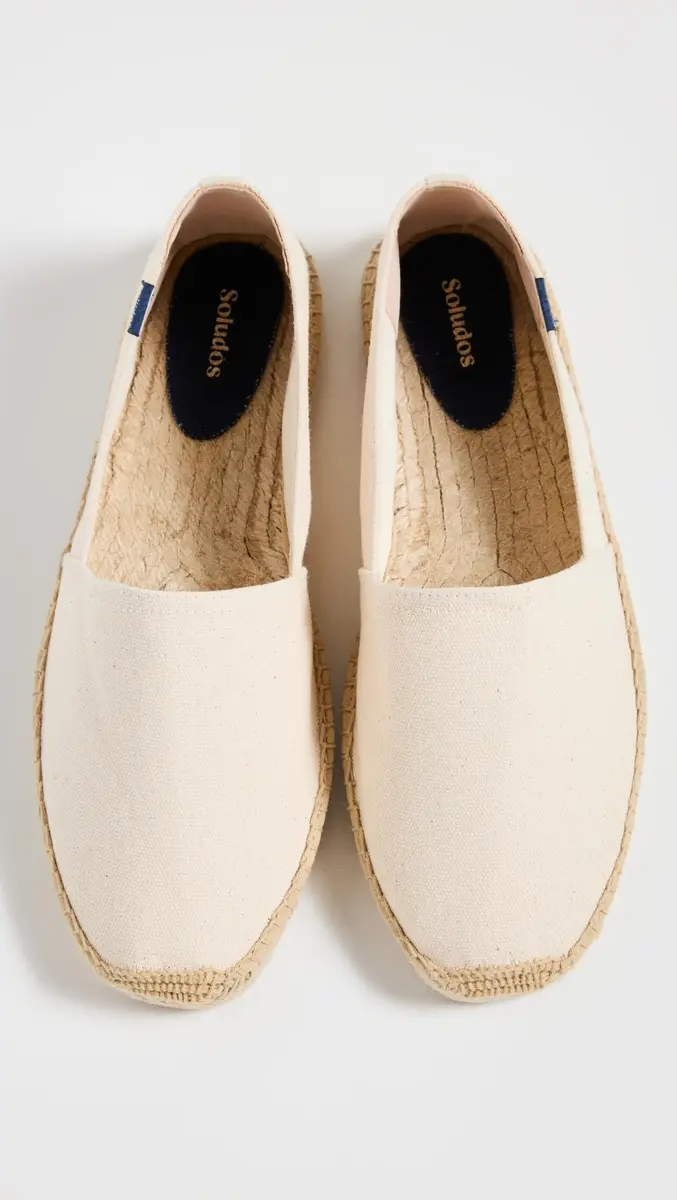 Soludos Dali Slip On Espadrilles 12-12.5 Medium US | Organic Cotton Canvas, Jute Sole - view 4