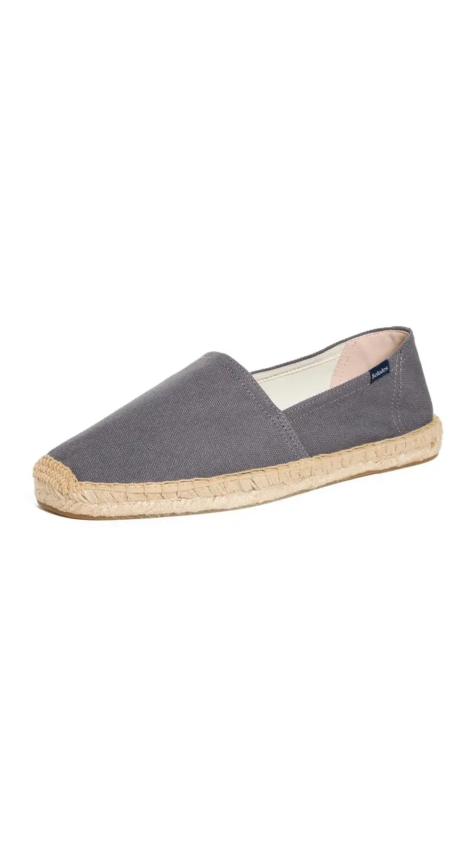 Soludos Men's Dali Slip On Espadrilles 10-10.5 Medium US | Organic Cotton Canvas, Jute Outsole - main product image