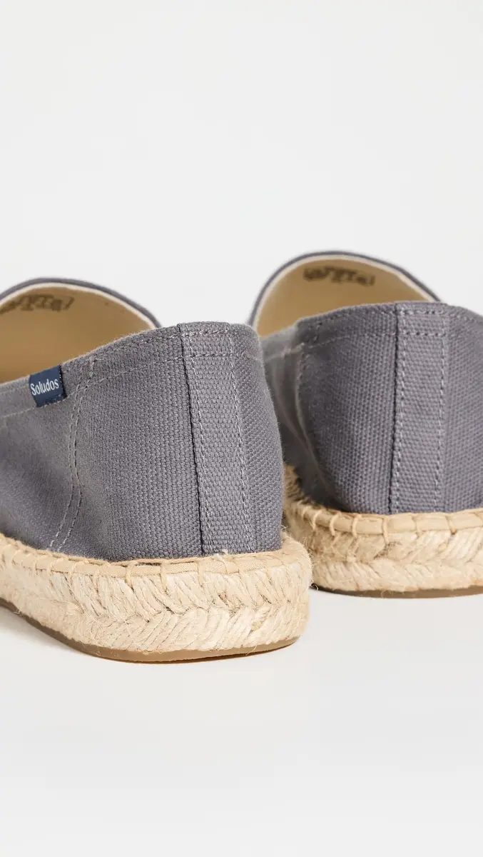 Soludos Men's Dali Slip On Espadrilles 10-10.5 Medium US | Organic Cotton Canvas, Jute Outsole - view 5