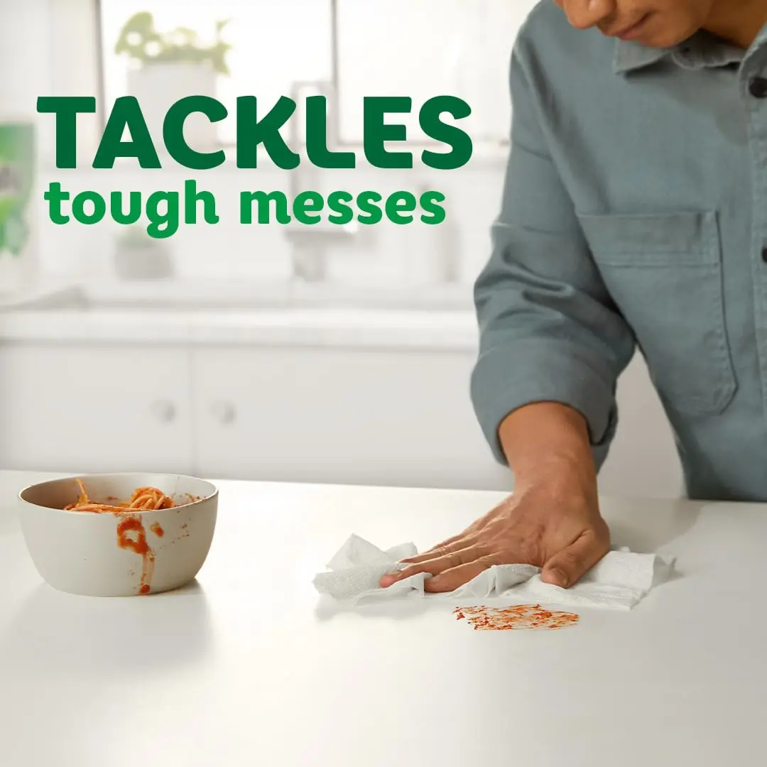 Bounty Select-A-Size Paper Towels, 8 Rolls (1080 Sheets Total) | 2-Ply Absorbent Sheets - view 2