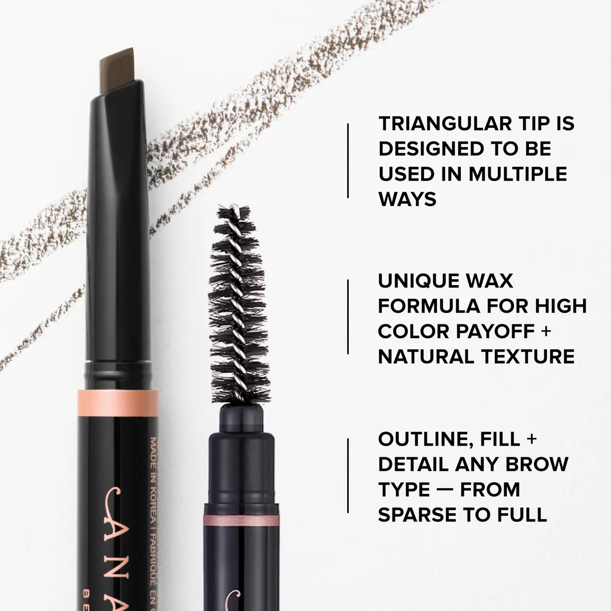 Anastasia Beverly Hills Brow Definer Mini 3-in-1 Easy Contour Pencil | Triangular Tip for Precise Brows - view 6
