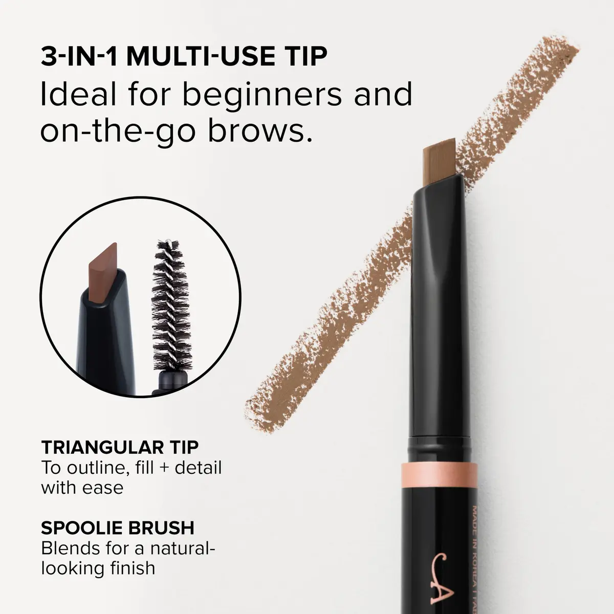 Anastasia Beverly Hills Brow Definer Mini 3-in-1 Easy Contour Pencil | Triangular Tip for Precise Brows - view 7