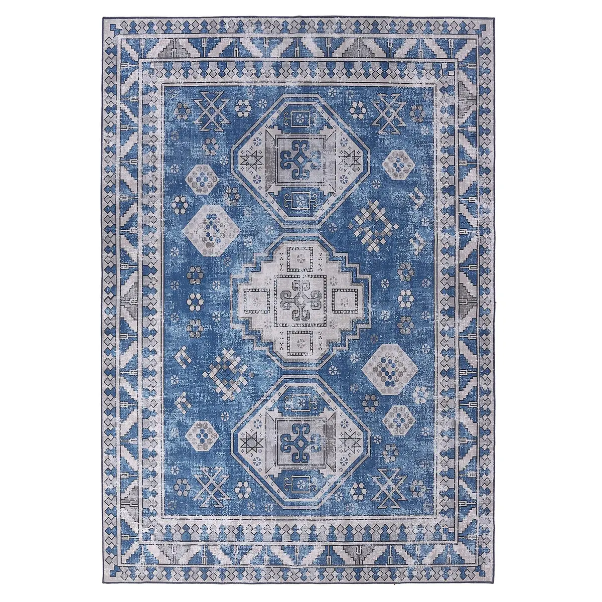 WESTLOOM Runner Rug 2x6 Feet | Washable Non-Slip Vintage Medallion (70-120 chars) - view 2